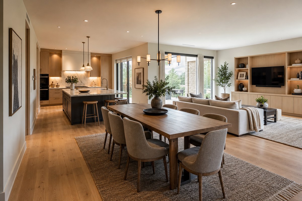 How Do You Plan an Open-Concept Kitchen and Living Room?