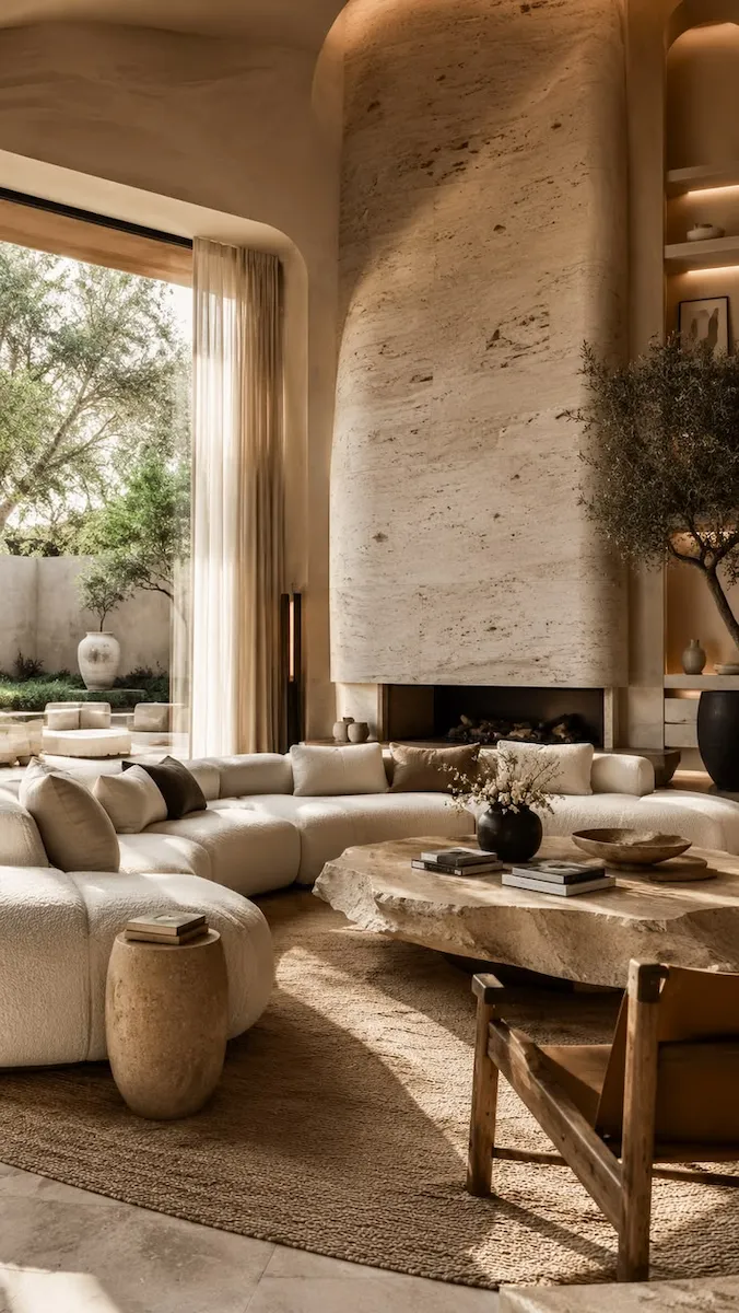 Finished residential interior representing the approved design