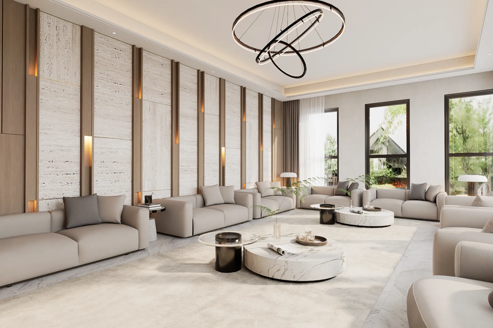 Texas luxury living room