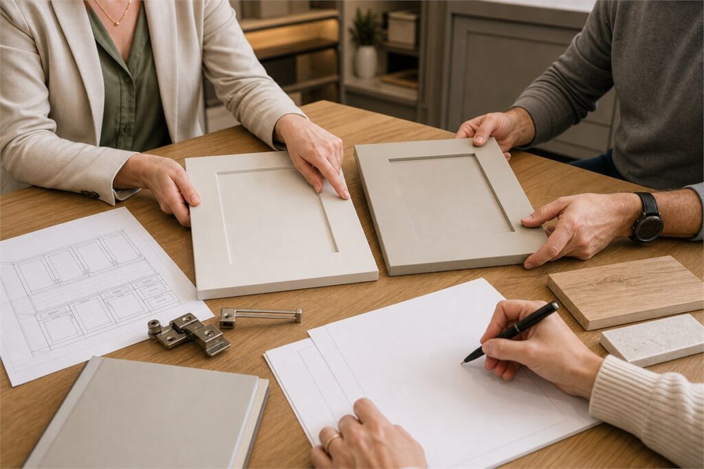 Cabinet material submittal review