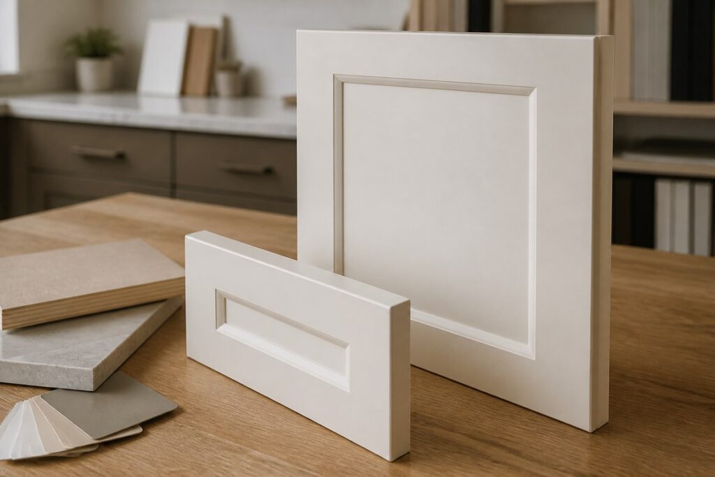 Thermofoil cabinet door edge detail