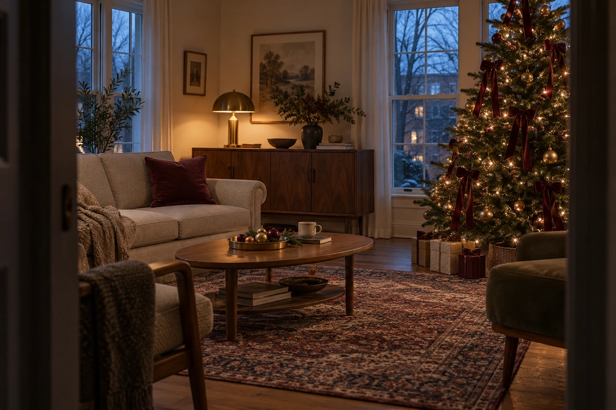 Christmas Living Room Ideas: Decorating to Match Your Existing Style