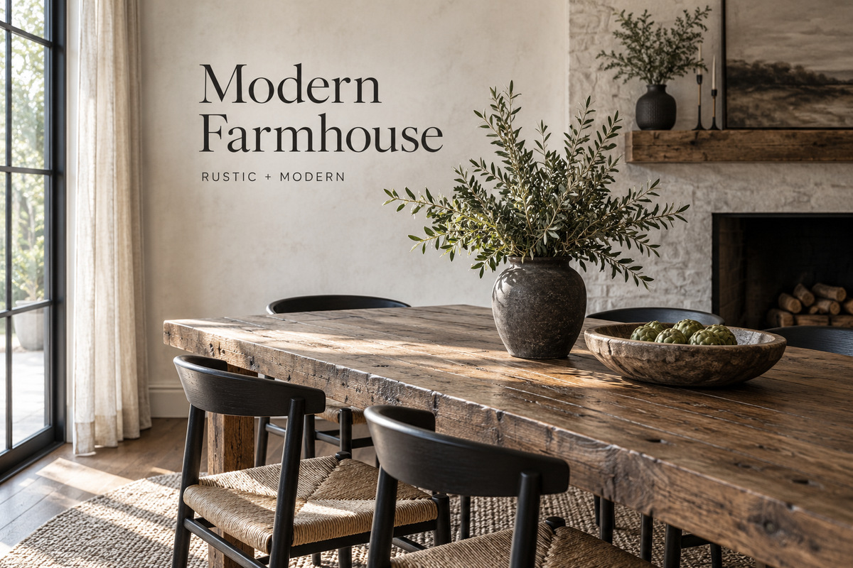 Modern Farmhouse Interior Design: Balancing Rustic and Modern Elements