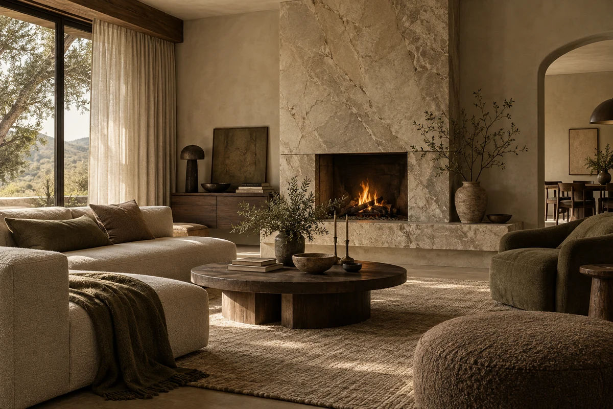 Warm Minimalist Interior Design: Using Texture Without Clutter